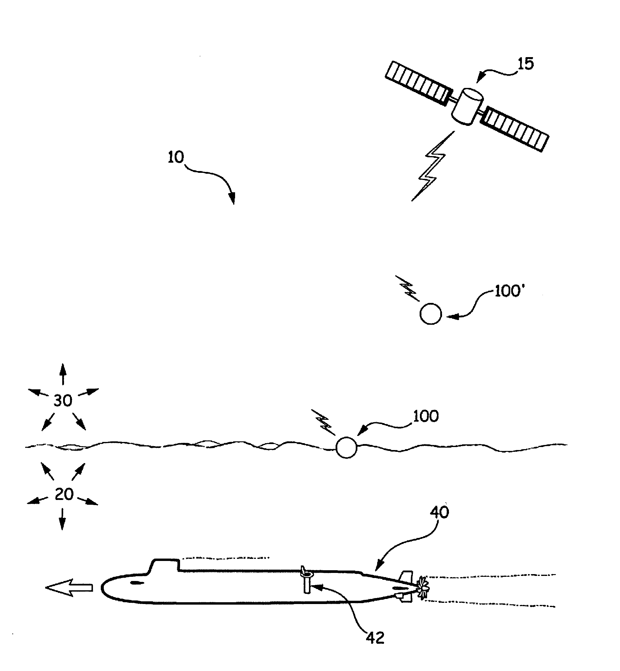 Water submersible communications devices and methods for using the same