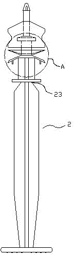Locking structure of needle barrel and core rod of safety syringe with retractable needle point