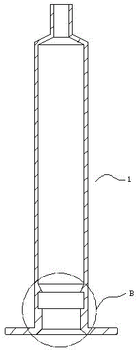 Locking structure of needle barrel and core rod of safety syringe with retractable needle point