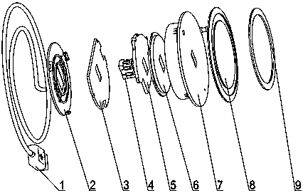 Embedded slide charger