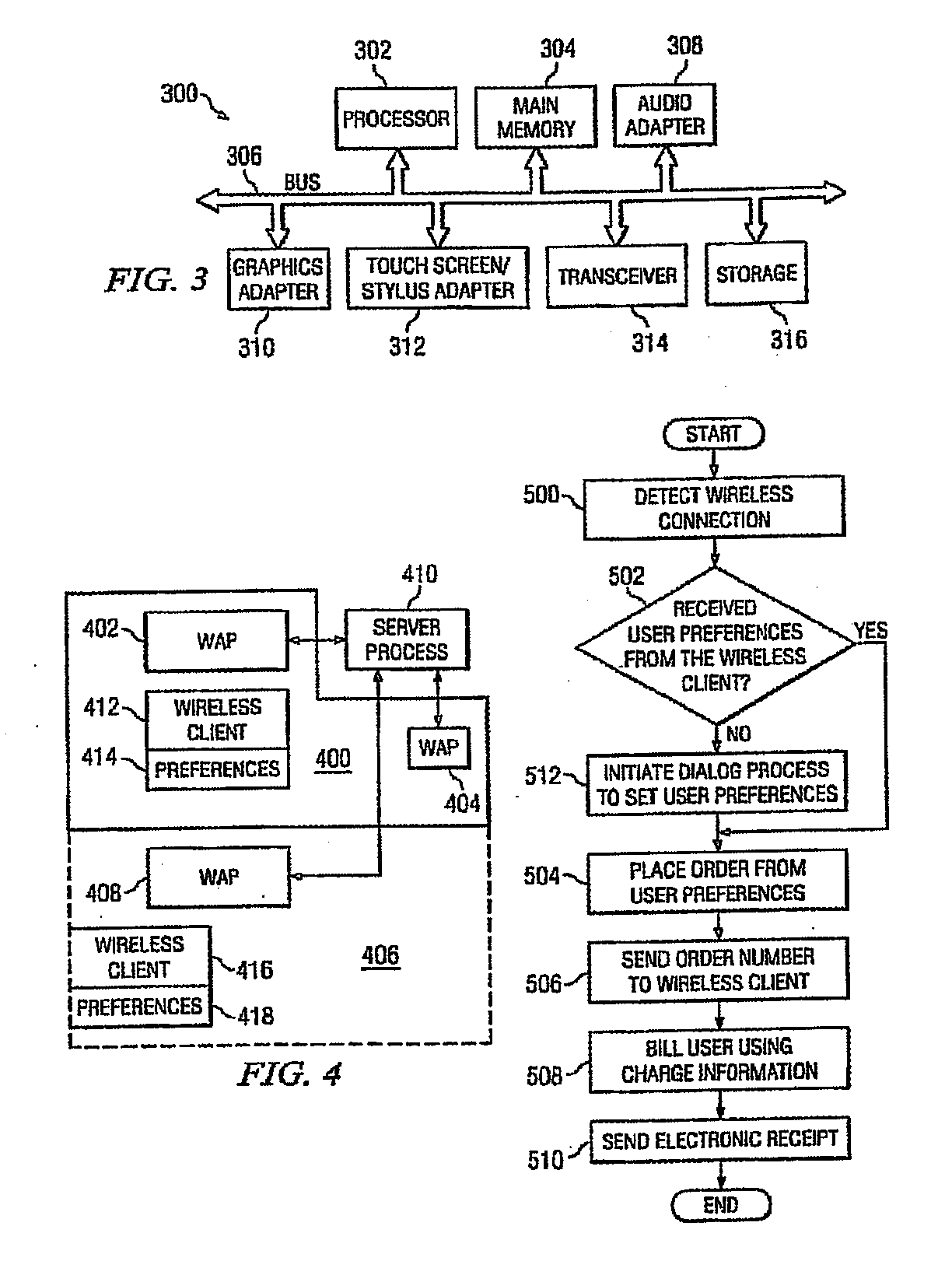 Method and apparatus for wireless customer interaction with the attendants working in a restaurant