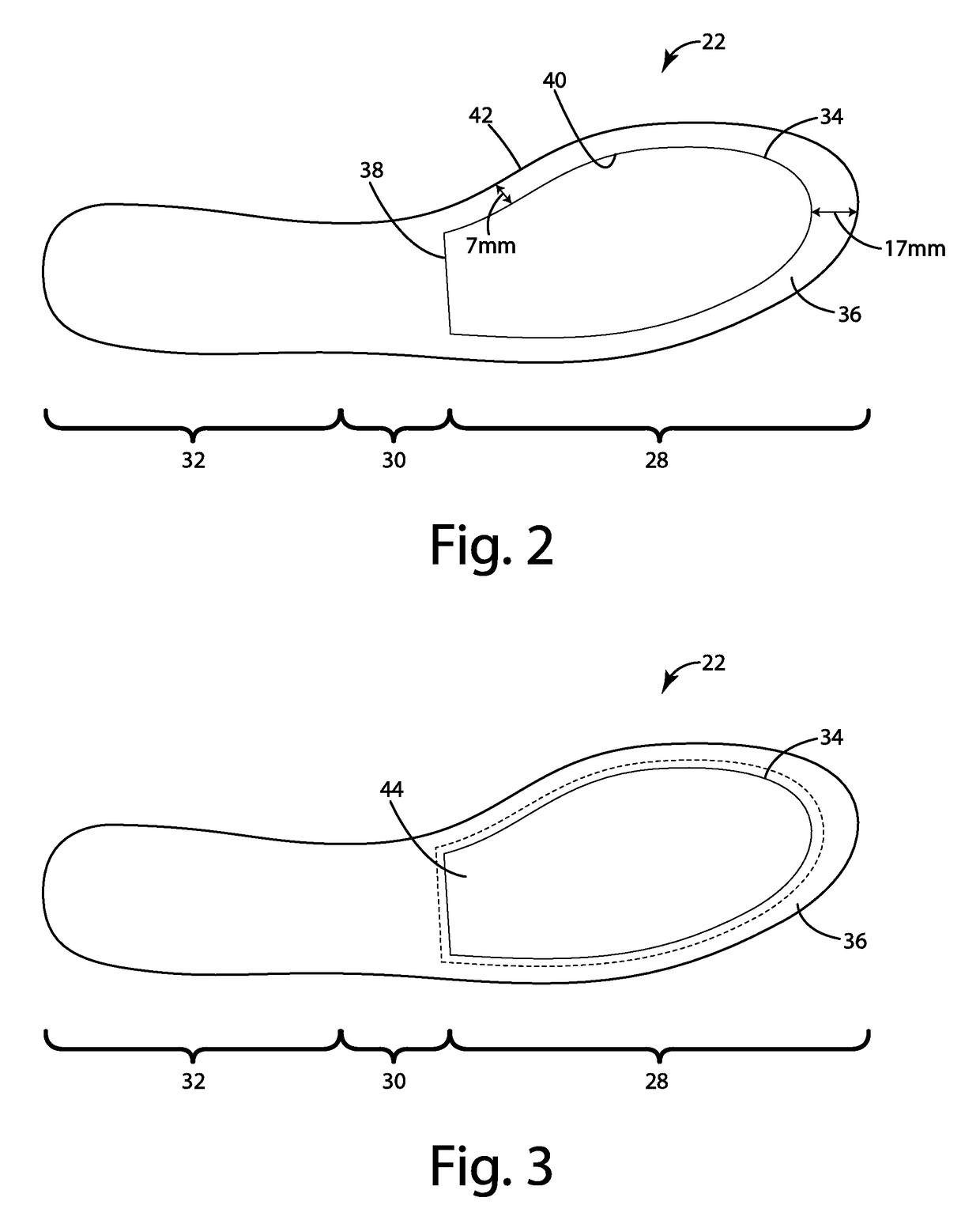 Flexible article of footwear and related method of manufacture