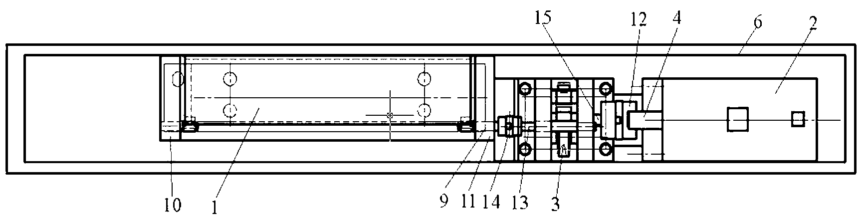 Device for motion simulation and load measurement of weapon cabin door and method