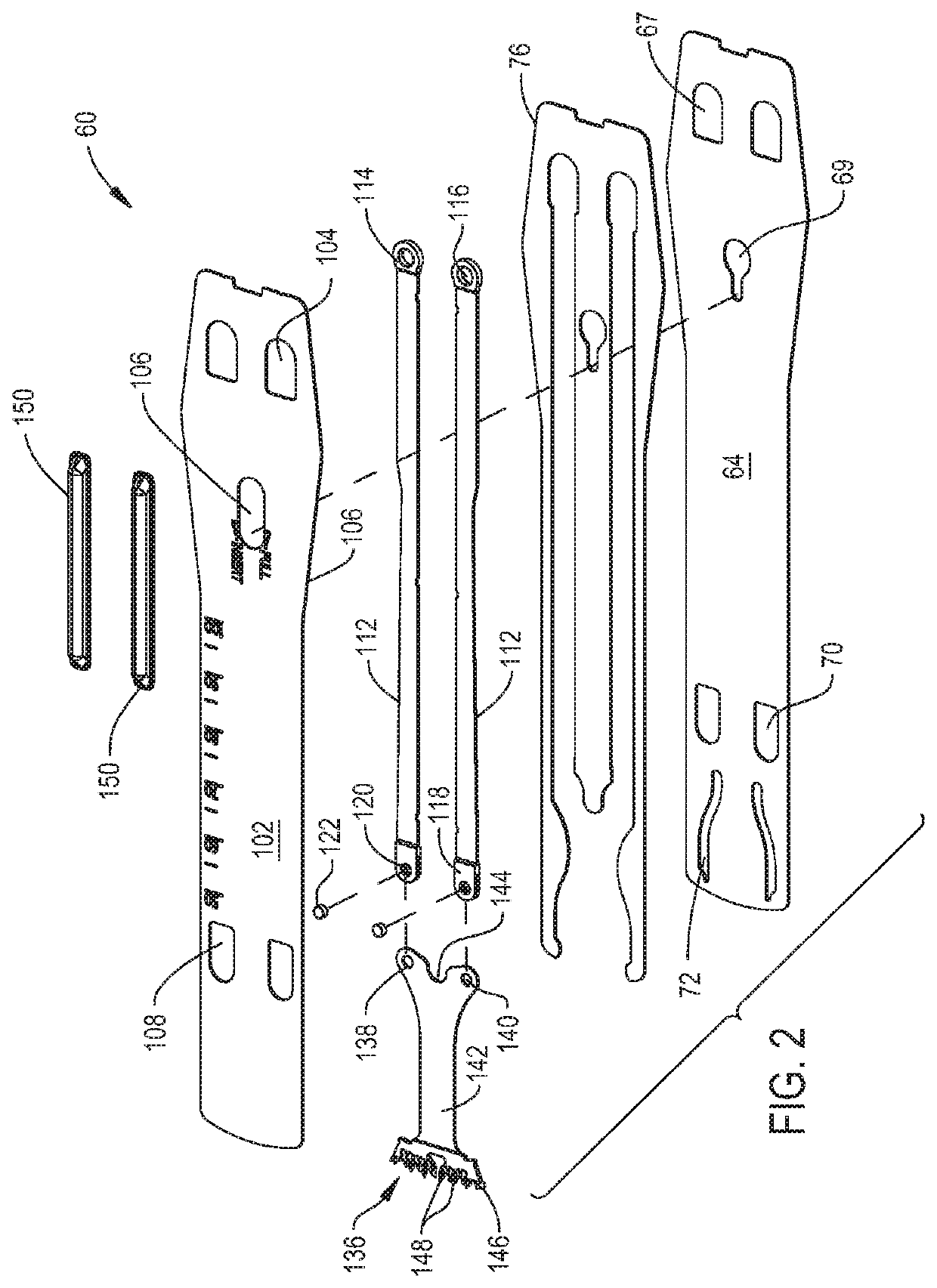 Surgical Sagittal Blade Cartridge With A Reinforced Guide Bar