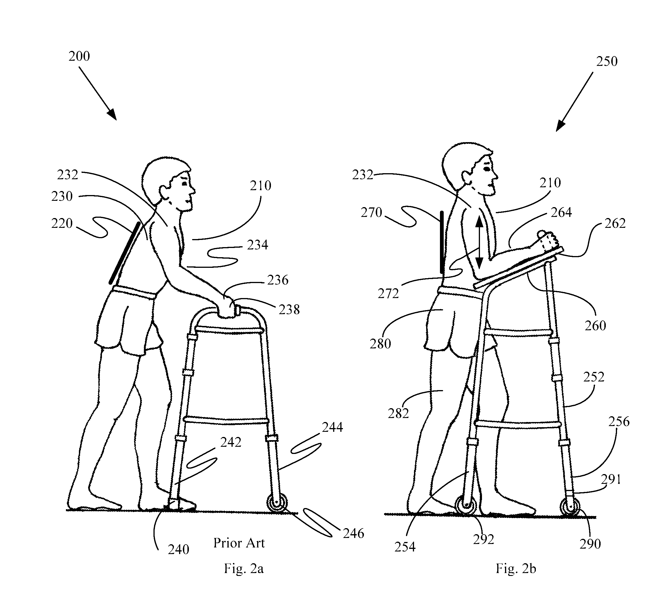 Up-right walker for supporting a patient with up-right posture