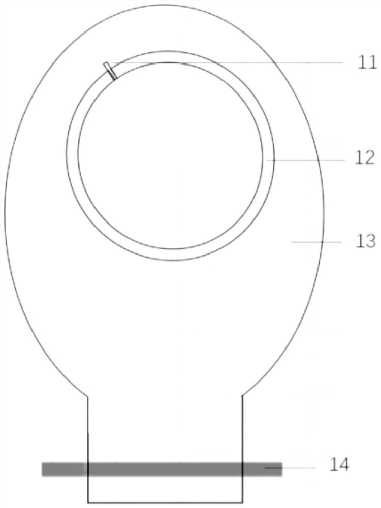 Stoma base plate for preventing intestinal canal prolapse after neonatal enterostomy