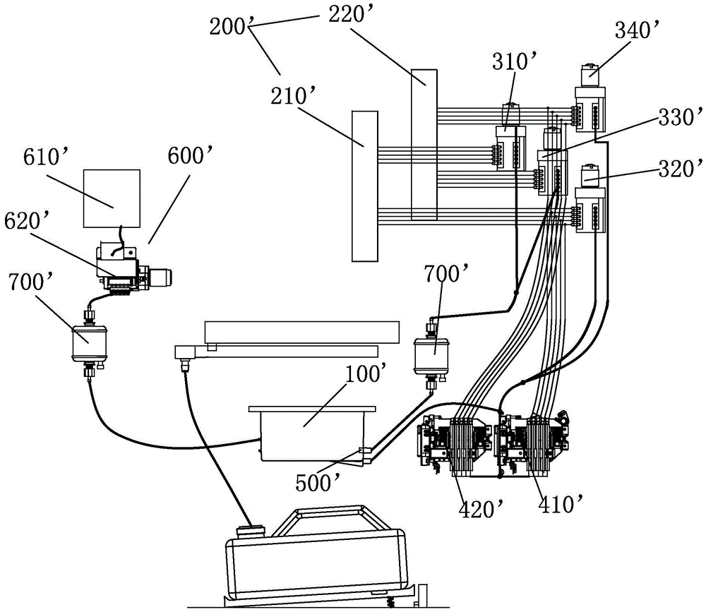 An ink supply system for an inkjet printer