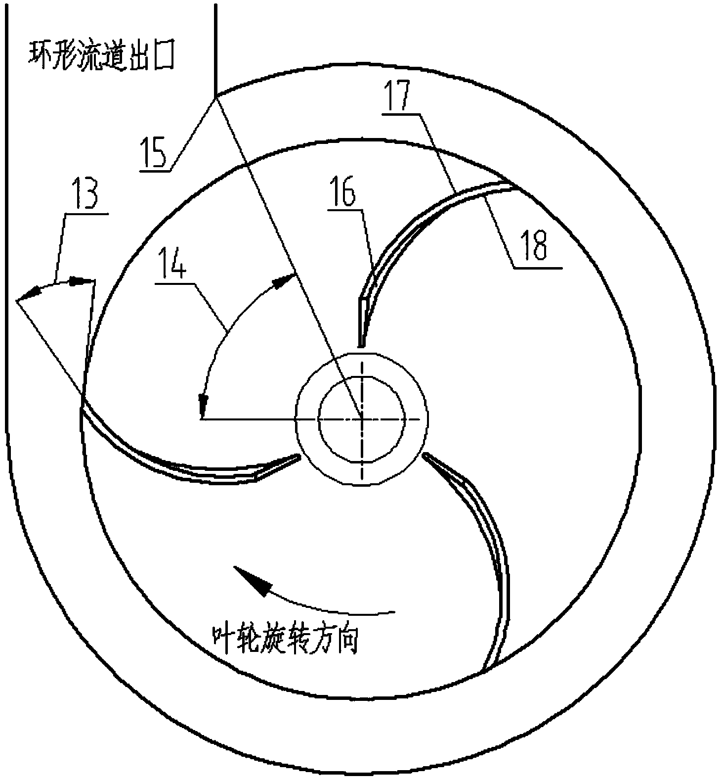 Method for designing hydraulic model of blade front bent type circulating booster pump
