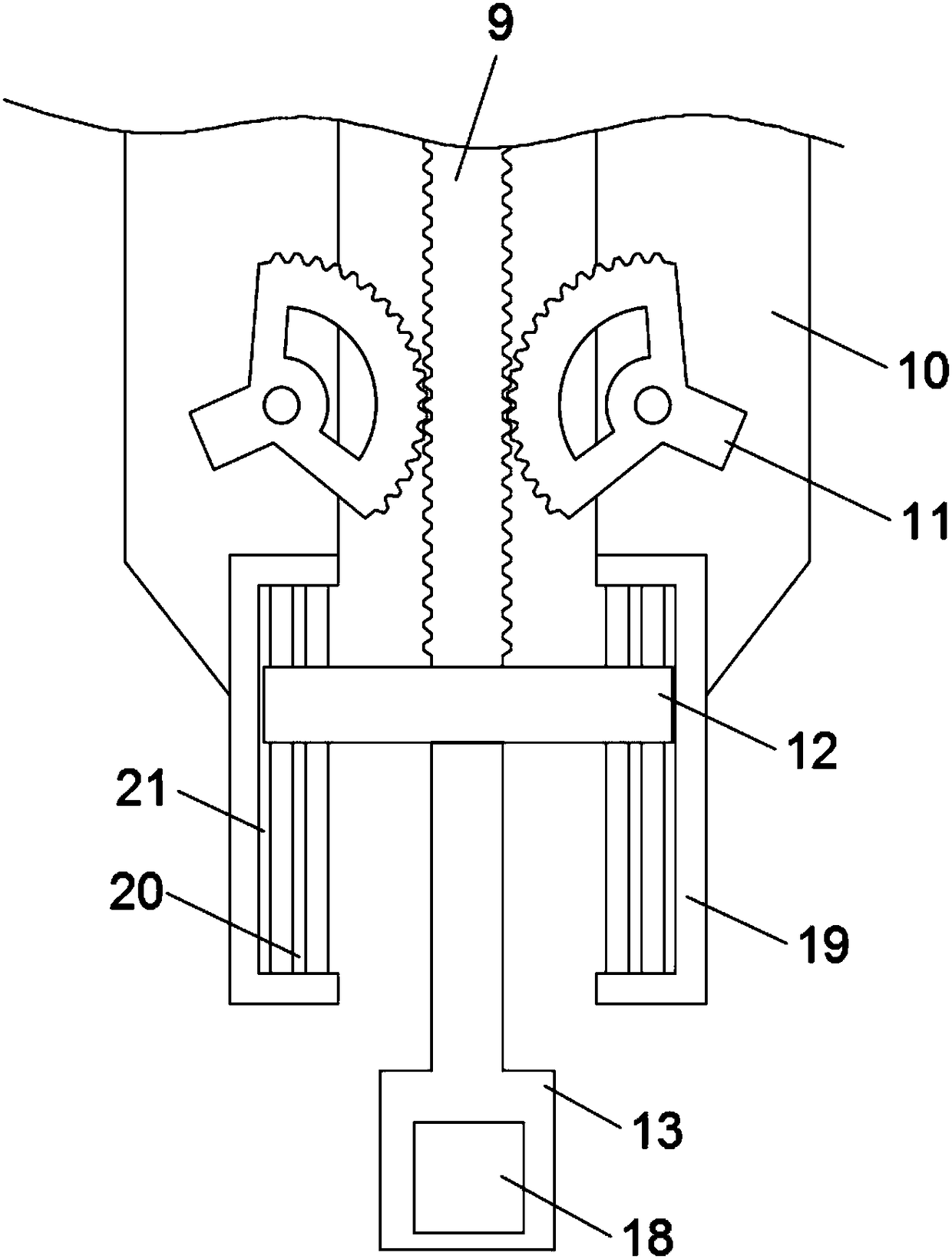 Device for testing thermal insulation and shock resistance of external wall