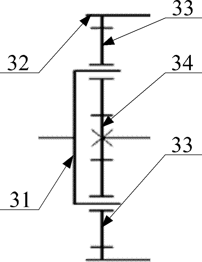 Hybrid bulldozer and power system thereof