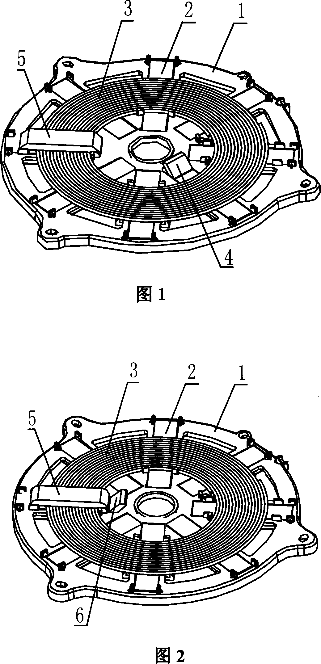 Self-adapting wire coil to power of induction cooker