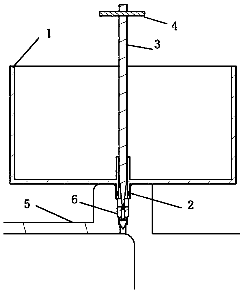 Anti-pollution fuel tank pressure adjusting device