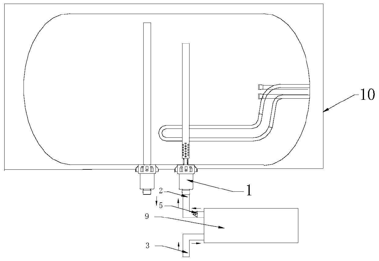 An anti-backflow filter protection device and water heater thereof