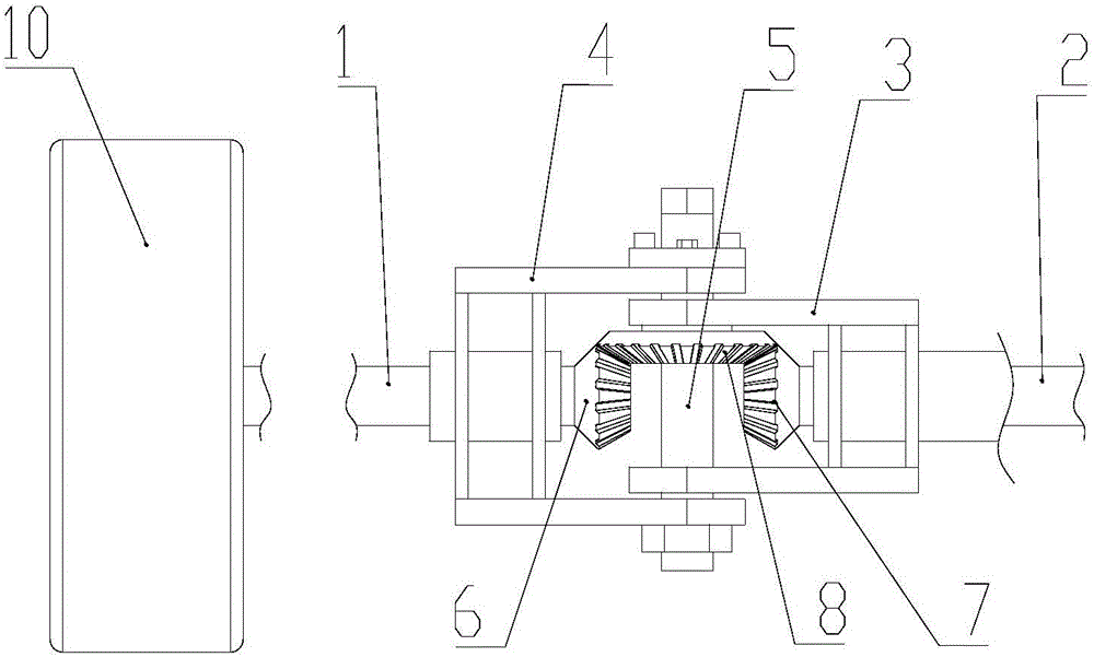Angle-changeable transmission device, vehicle chassis and control method thereof