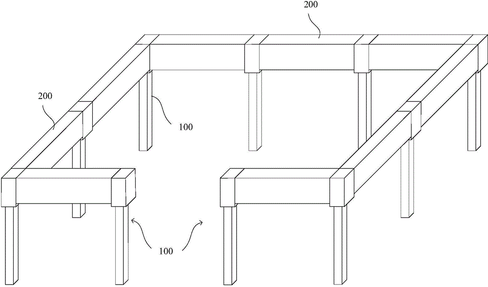 Floating body anti-wave dam