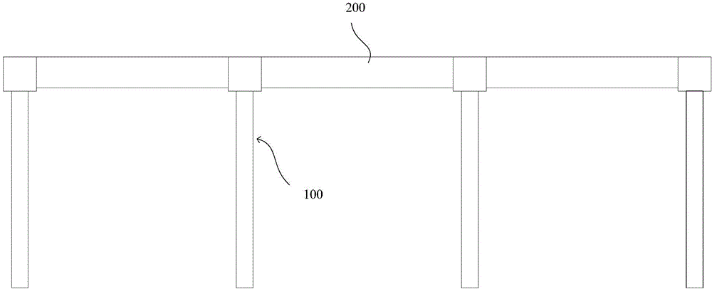 Floating body anti-wave dam