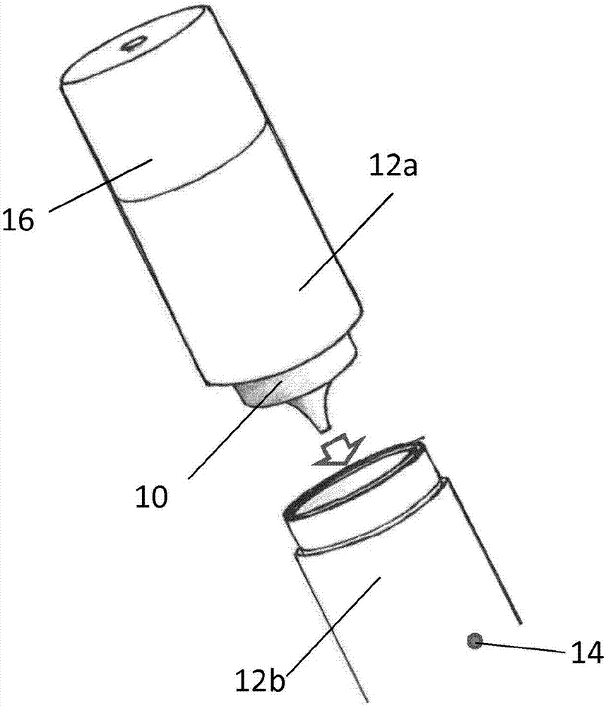 Aerosol-generating system comprising moveable cartridge