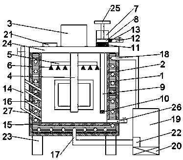 Soy sauce fermentation device with convenience in sampling and detection