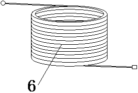 A lightning protection puncture grounding clamp