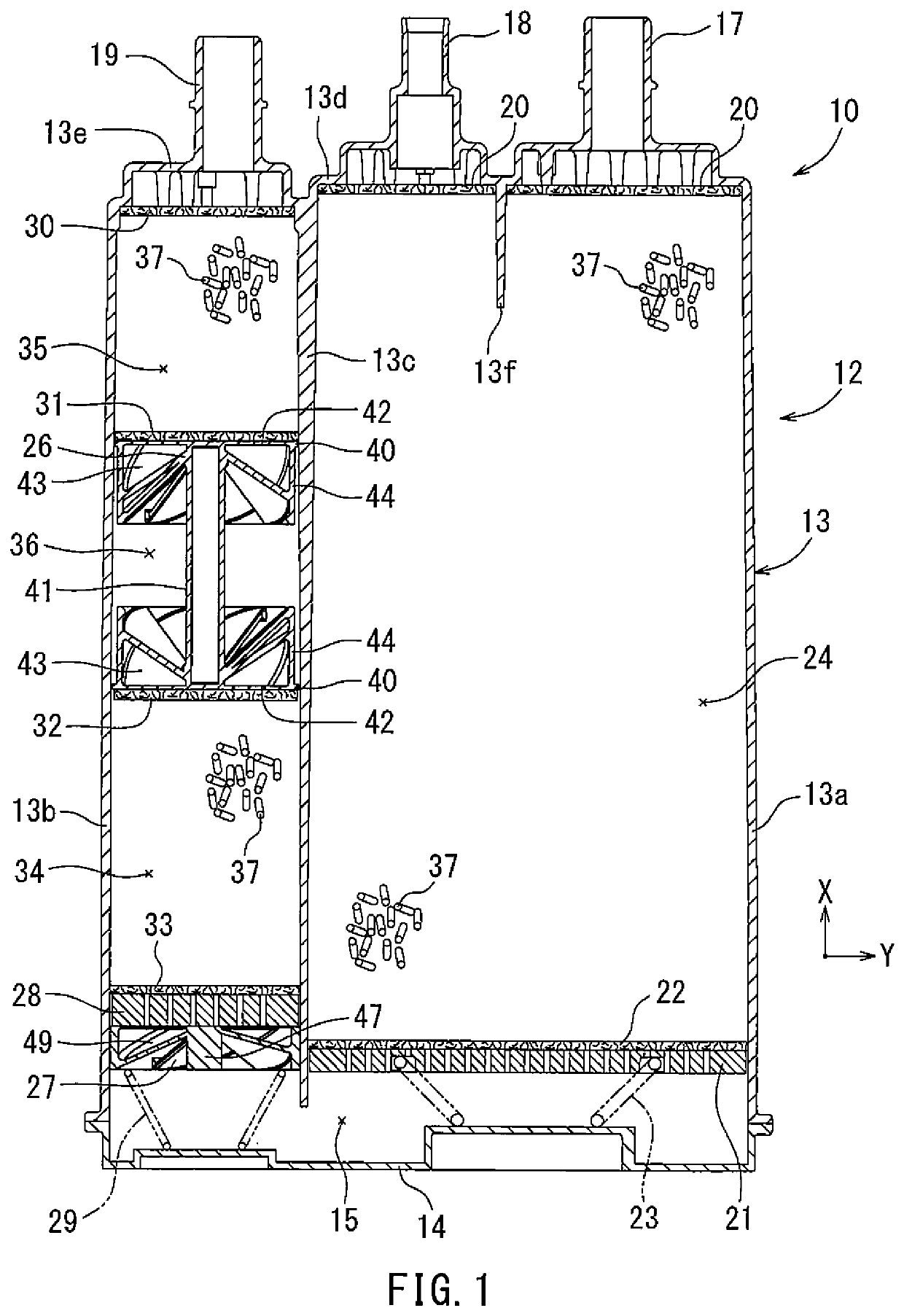 Fuel vapor processing apparatus