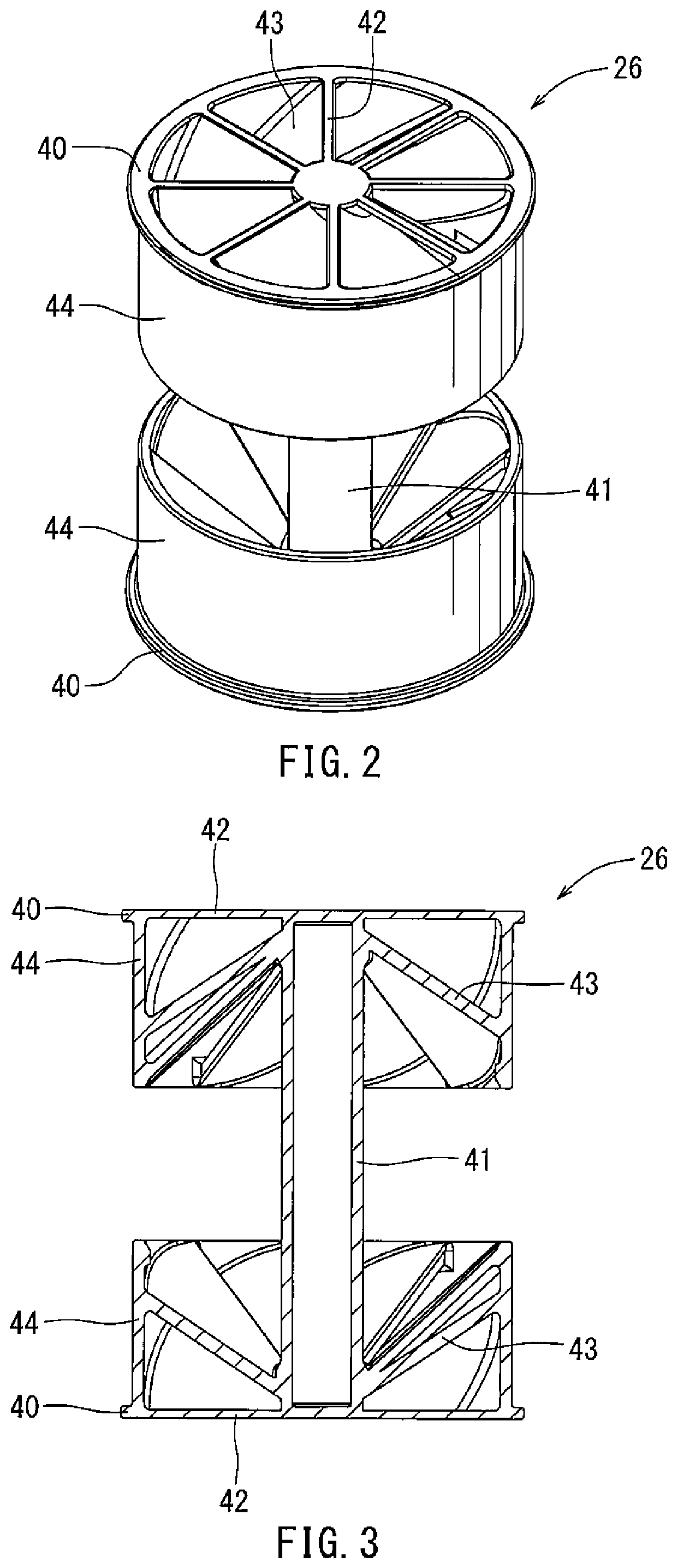 Fuel vapor processing apparatus