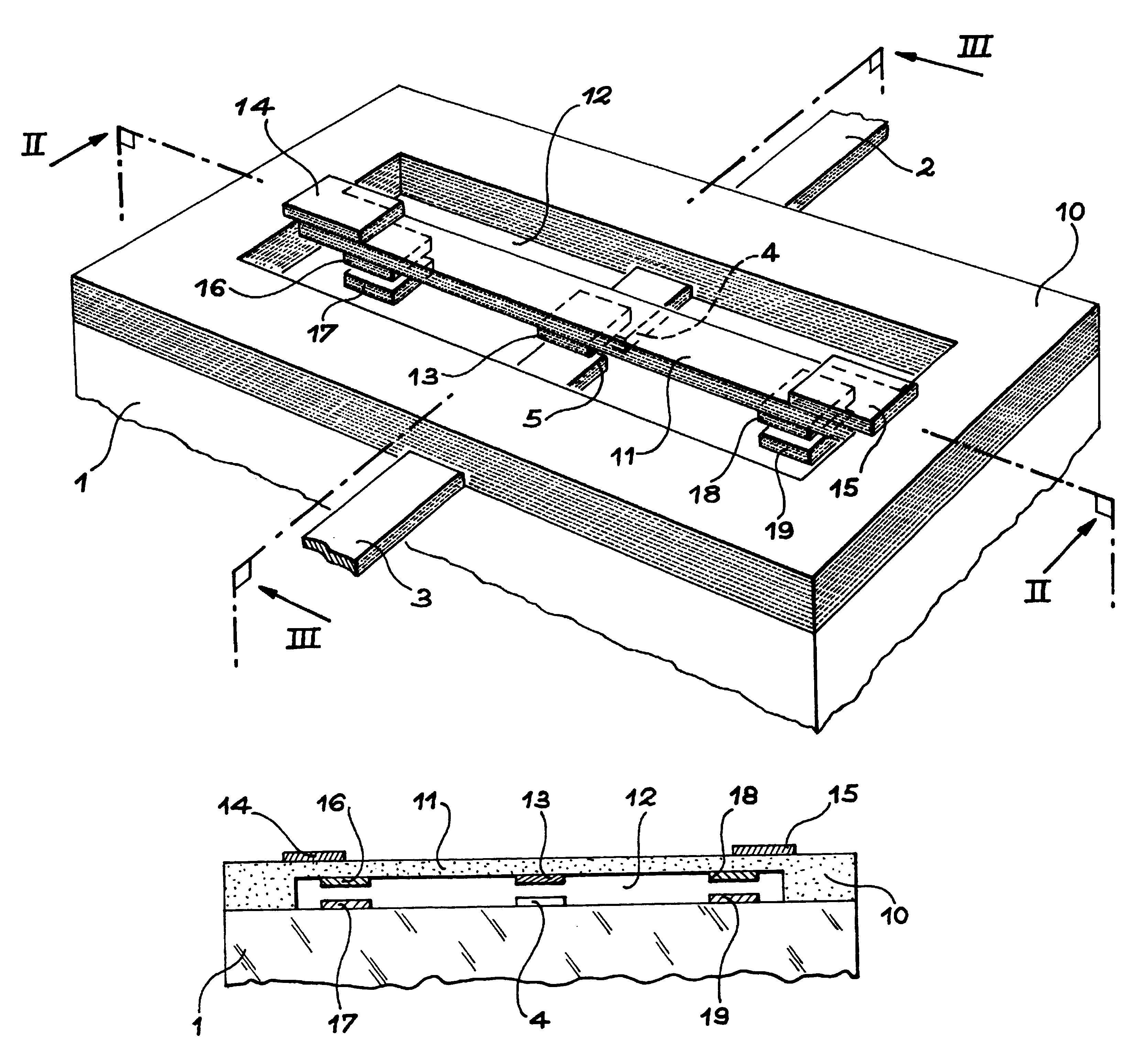 Micro-device with thermal actuator