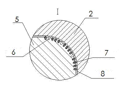 Texturing and self-lubricating treatment method for metal plastic forming die