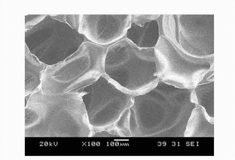 Method for preparing crystalline polyether-ether-ketone foam material