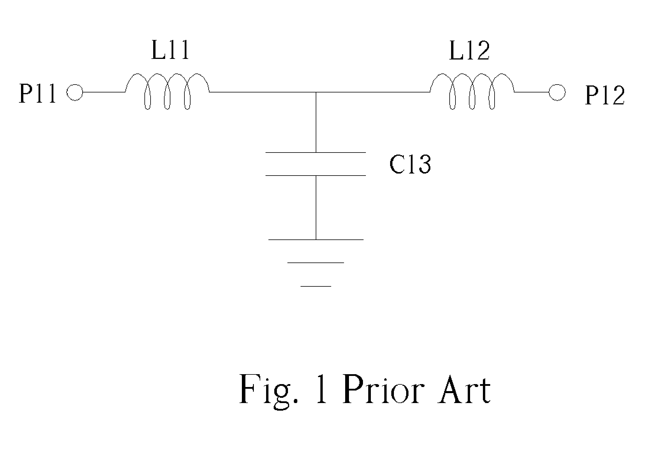 Lumped-element low-pass filter in multi-layered substrate