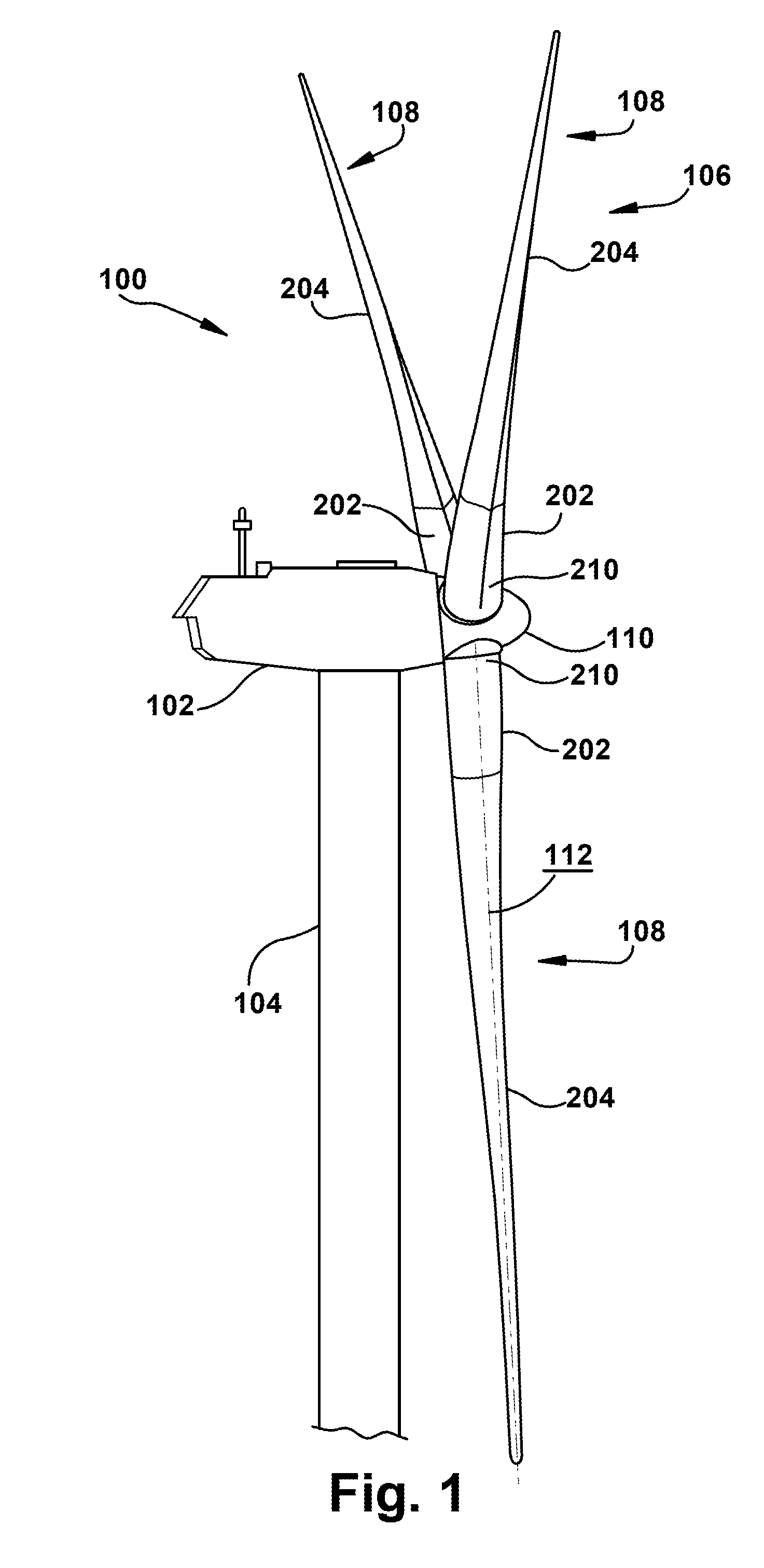Multi-section wind turbine rotor blades and wind turbines incorporating same