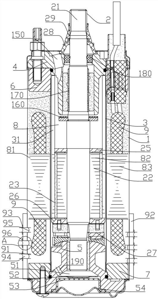 An electric motor for a water pump