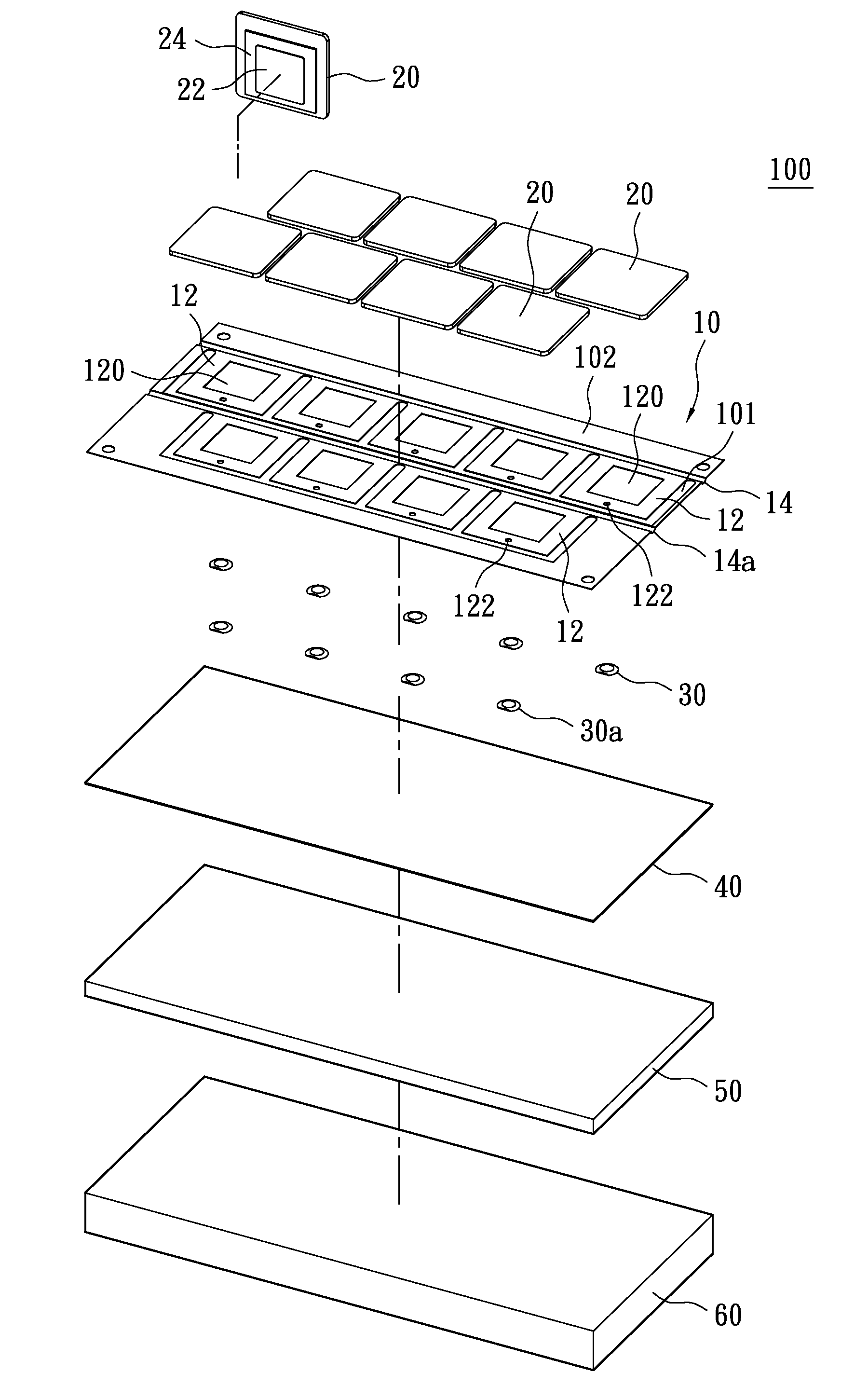 Slim keypad structure and electronic device using the same