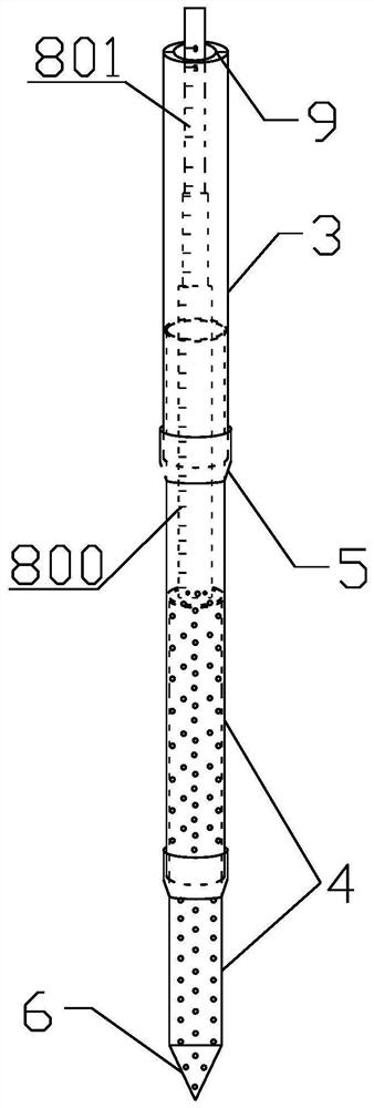 Groundwater observation well pipe and observation method for geotechnical investigation and surveying