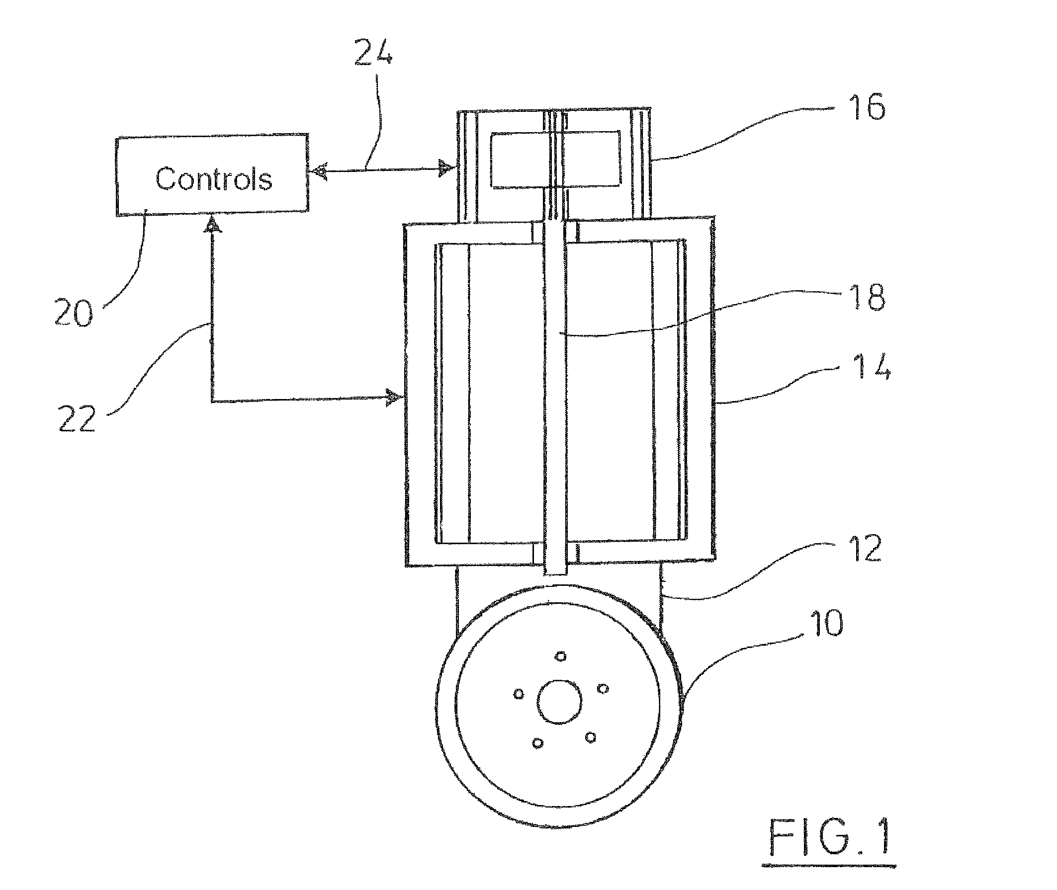 Industrial truck with an electric travel drive