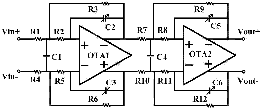 A Mixed-Mode Low-Pass Filter with Self-Correcting Cutoff Frequency