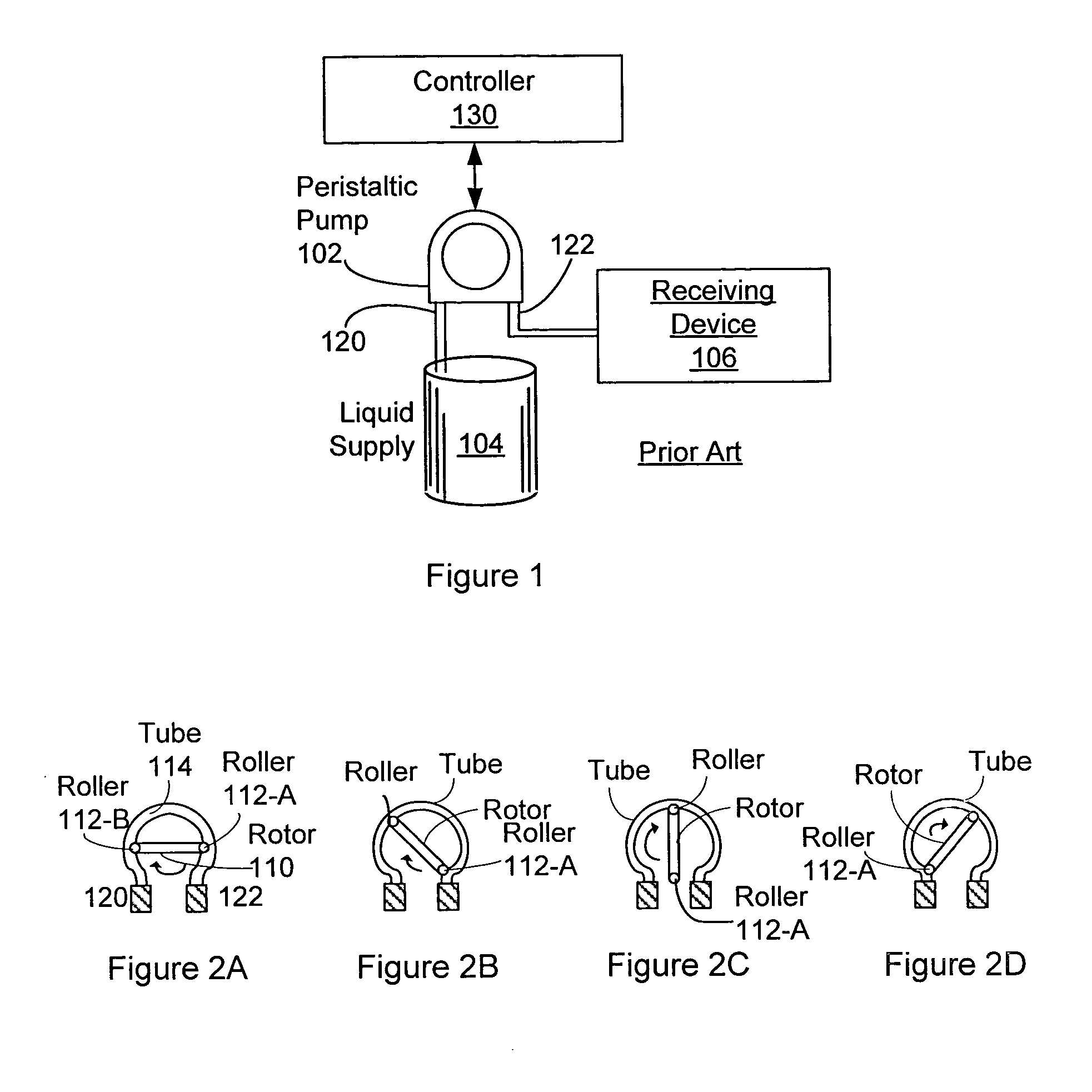 Current monitoring system and method for metering peristaltic pump