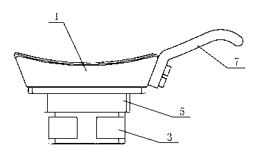 Printing paper air-suction flattening device