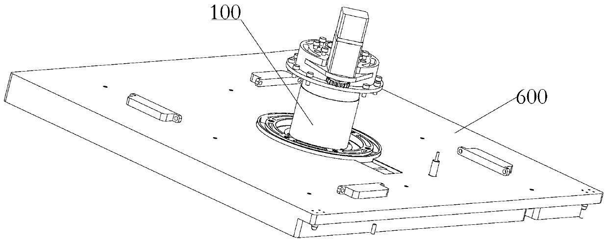 Mutual-inspection-type exposure device outside material cabin