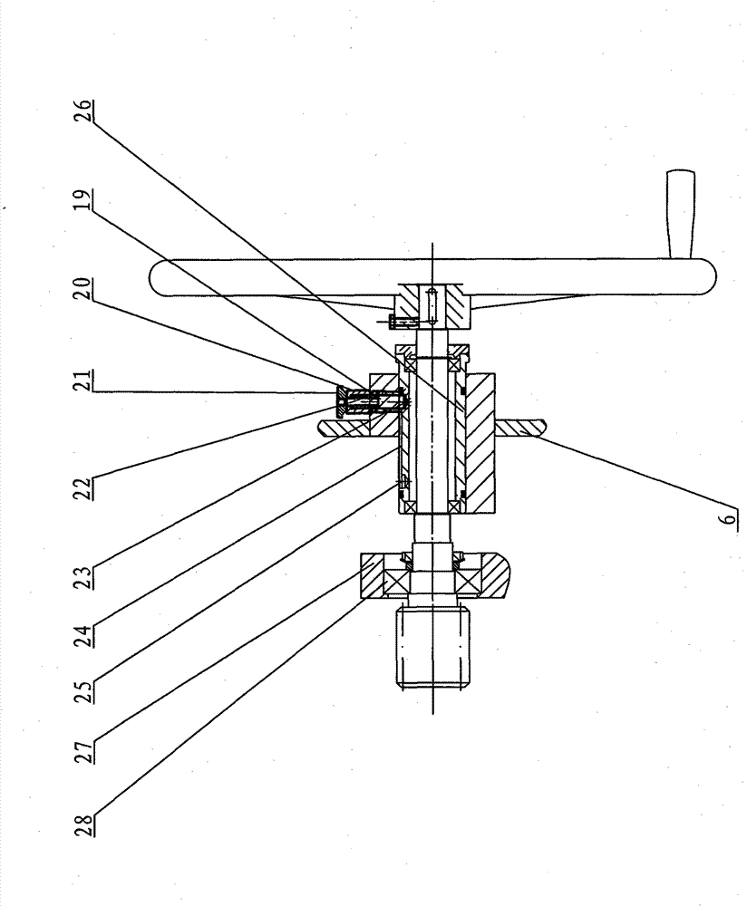 Transmission unit for coke pushing machine