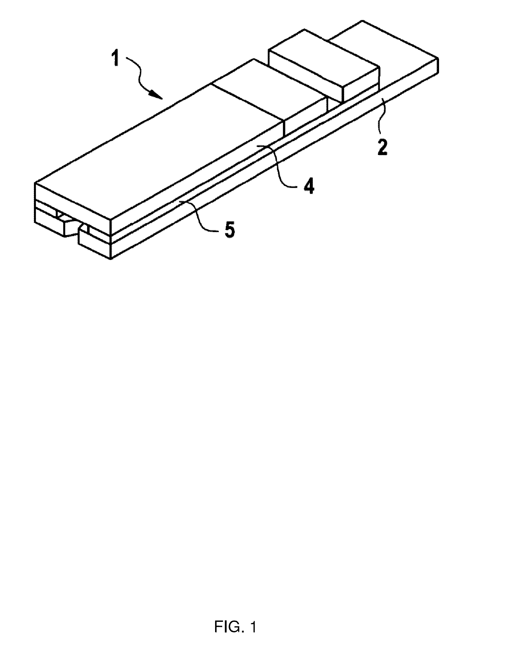 Test element having an optical data storage, device for reading the optical data storage of the test element and measuring system thereof