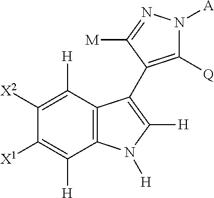 Novel 4-(indol-3-yl)-pyrazole derivatives, pharmaceutical compositions and methods for use