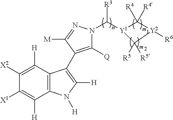 Novel 4-(indol-3-yl)-pyrazole derivatives, pharmaceutical compositions and methods for use