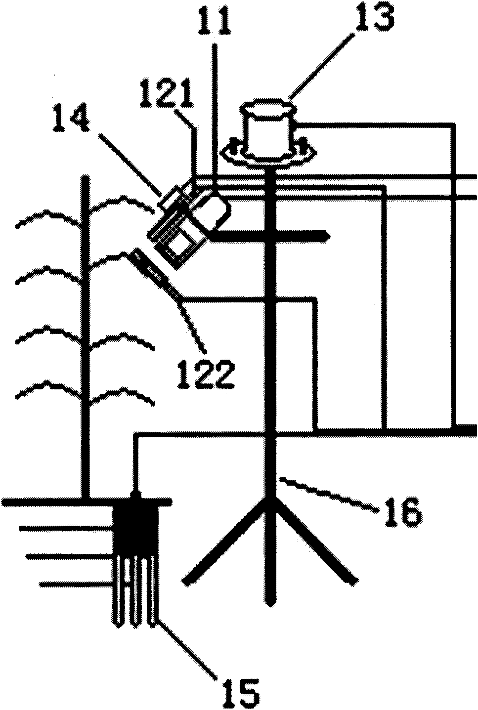Crop moisture detection device and method based on sensors