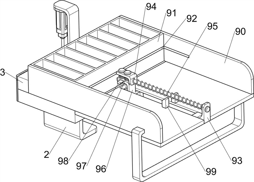 Slicing device for ham