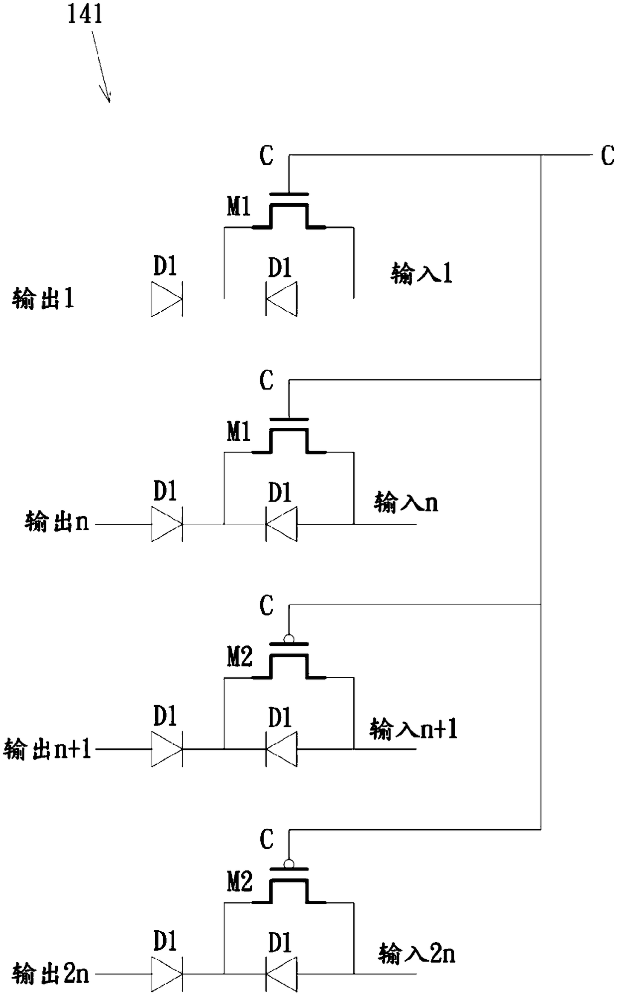 Electrostatic protection structure of display panel, and display device