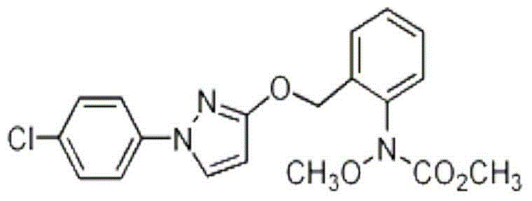 Bactericide containing pyraclostrobin and application thereof