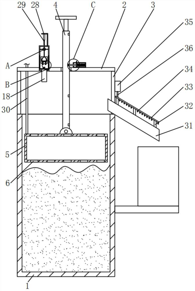 Antiseptic treatment device for bamboo-woven artware