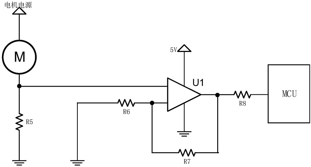 Car window motor control circuit and method