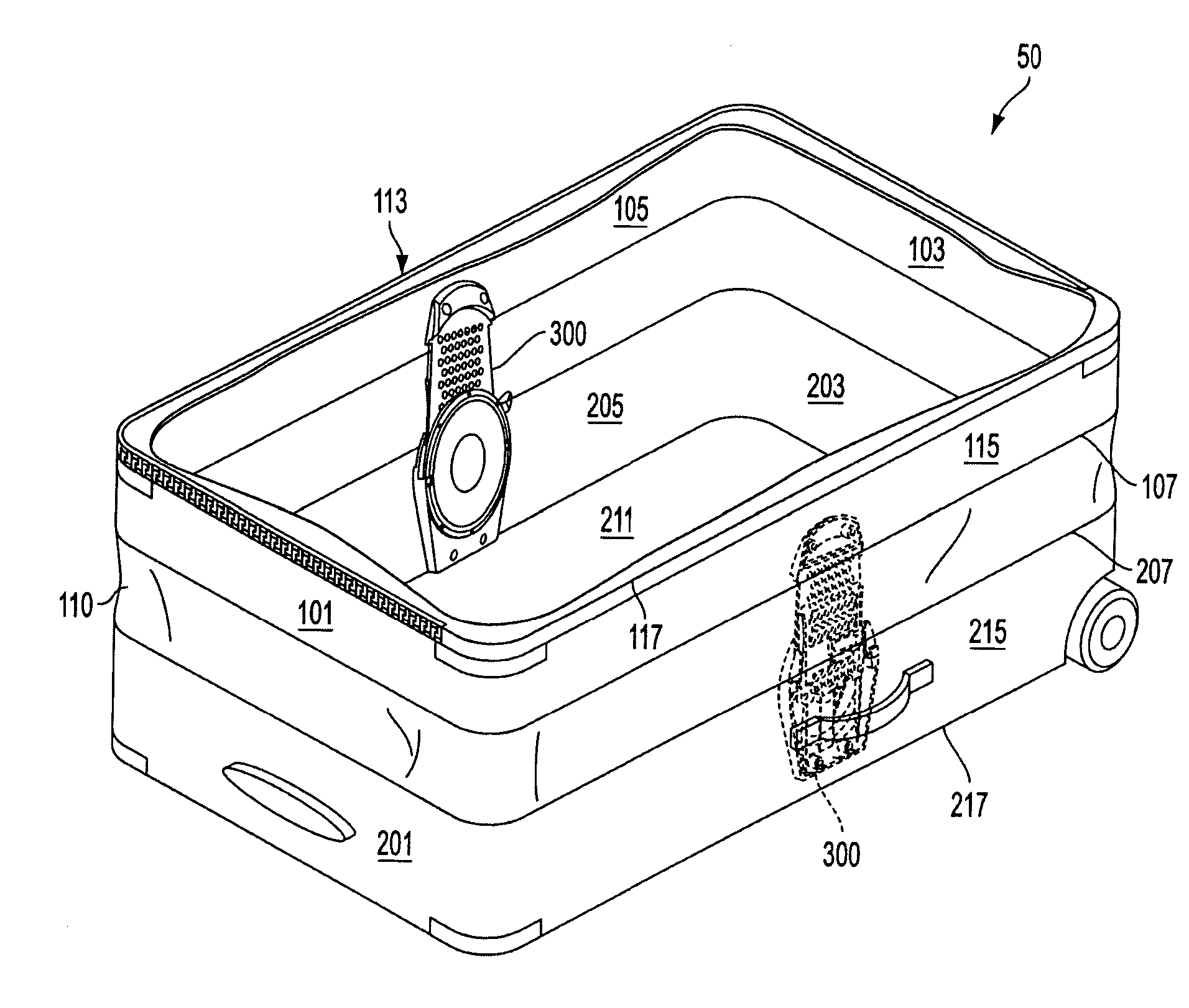 Expandable luggage and expansion mechanism