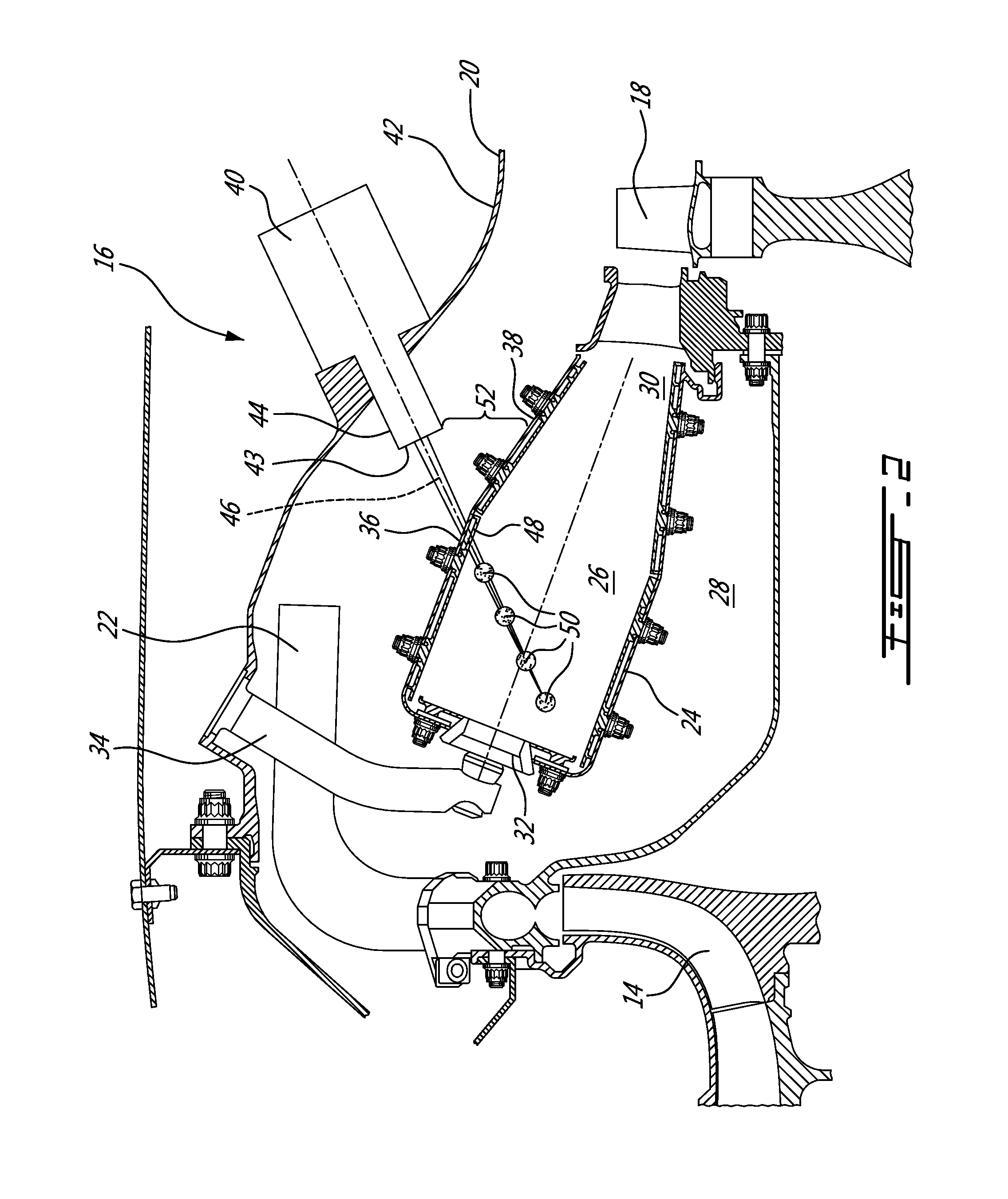 Laser-ignition combustor for gas turbine engine